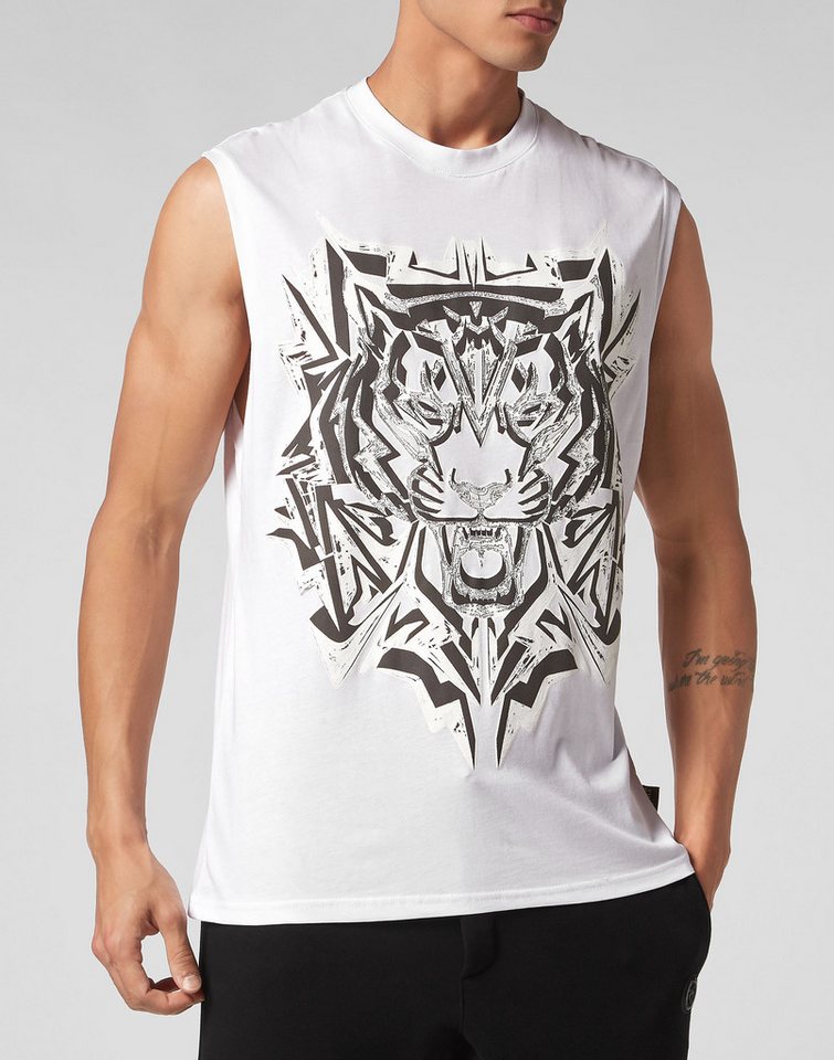 PLEIN SPORT T-Shirt Tanktop Thunder Tiger von PLEIN SPORT