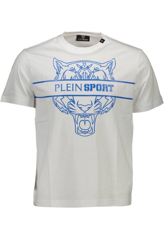 PLEIN SPORT T-Shirt Weißes Herren-T-Shirt mit Print und PLEIN SPORT T-Shirt Weißes Herren-T-Shirt mit Print und von PLEIN SPORT