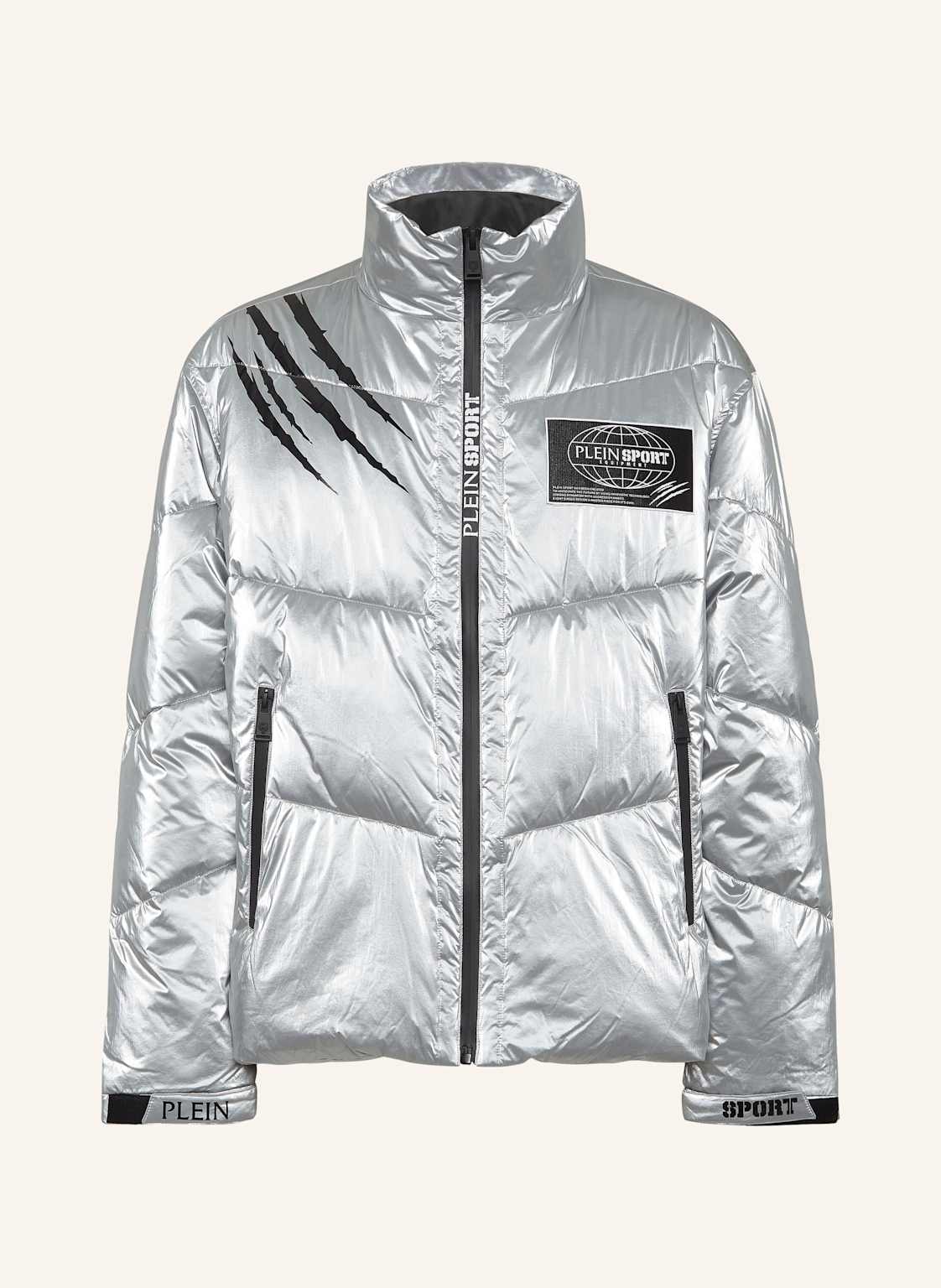 Plein Sport Daunenjacke silber von PLEIN SPORT