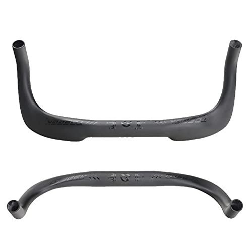 Fahrradlenkstange T800 Full Carbon Fiber TT Bar Mountainbike Rest Lenkstange, Breite 400/420/440/460mm, für Feste Gang-Fahrräder, Rennräder,400mm von PLHJG