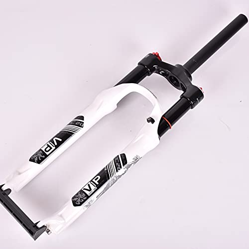 Mountain Bike Front Fork Gas Fork Bicycle Shock Absorber Shoulder Control 26/27.5/29 32mm Gas Fork, fit Road/Mountain Bicycle XC/AM/FR Cycling,White,27.5ER von PLHJG