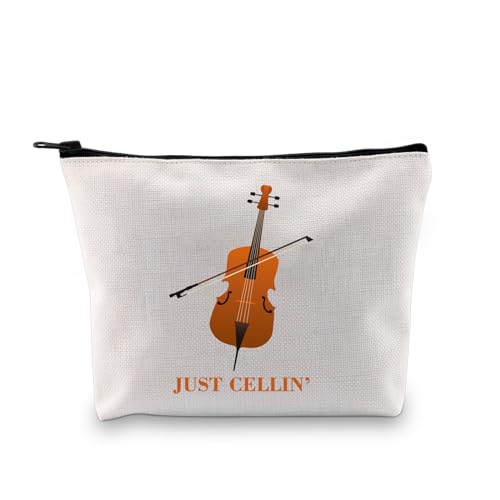 PLITI Cello Geschenk Cello Player Geschenk Cello Musik Lehrer Geschenke Just Cellin' Lustige Cello Make-up Tasche Cellist Musiker Geschenk, Just Cellin Bagu, modisch PLITI Cello Geschenk Cello Player Geschenk Cello Musik Lehrer Geschenke Just Cellin' Lustige Cello Make-up Tasche Cellist Musiker Geschenk, Just Cellin Bagu, modisch von PLITI