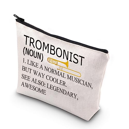 PLITI Posaunenspieler Geschenk Posaunist Make-up Tasche Posaune Musiker Geschenk Musikinstrument Geschenk Orchester Musikliebhaber Geschenk, Posaunist Substantiv U, modisch PLITI Posaunenspieler Geschenk Posaunist Make-up Tasche Posaune Musiker Geschenk Musikinstrument Geschenk Orchester Musikliebhaber Geschenk, Posaunist Substantiv U, modisch von PLITI