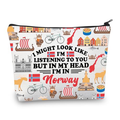 PLITI Reise-Make-up-Tasche, Norwegen, Geschenk, Norwegen, Urlaub, skandinavisches Geschenk, Norwegen-Liebhaber, Norwegen-Reise, Überraschungsgeschenk, Might Norwayu, modisch PLITI Reise-Make-up-Tasche, Norwegen, Geschenk, Norwegen, Urlaub, skandinavisches Geschenk, Norwegen-Liebhaber, Norwegen-Reise, Überraschungsgeschenk, Might Norwayu, modisch von PLITI