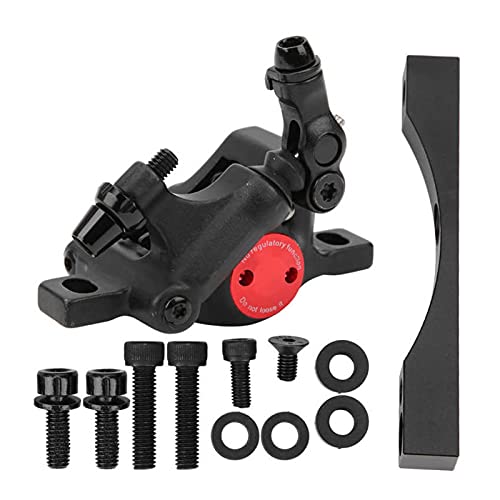 PLKLDCECZVG Roller Ölbremse Umwandlung Ersatzteile Hydraulikscheiben Bremssättel Adapter Set M365 Elektroroller Fit for Xiaomi Scooter-Teile und Zubehör(schwarz) von PLKLDCECZVG