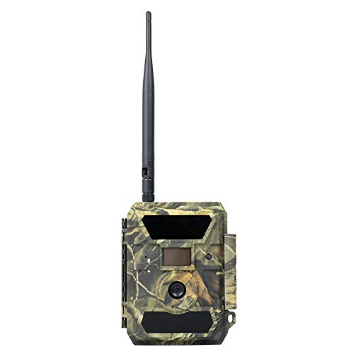 PNI Hunting 350C Wildkamera Fotofalle mit Bewegungsmelder Nachtsicht 12MP 1080P Full HD 100° Weitwinkel mit Internet, optionaler SMS, Foto am Telefon, E-Mail Infrarot No Glow LEDs und IP66 von PNI