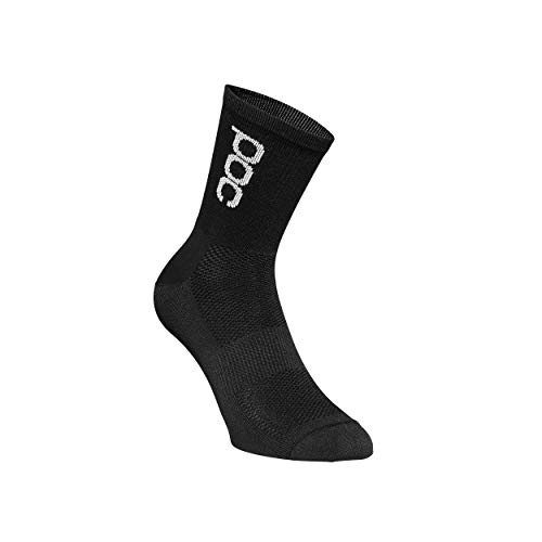 POC Essential Road Sock Short Lt, Uranium Black, MED POC Essential Road Sock Short Lt, Uranium Black, MED von POC