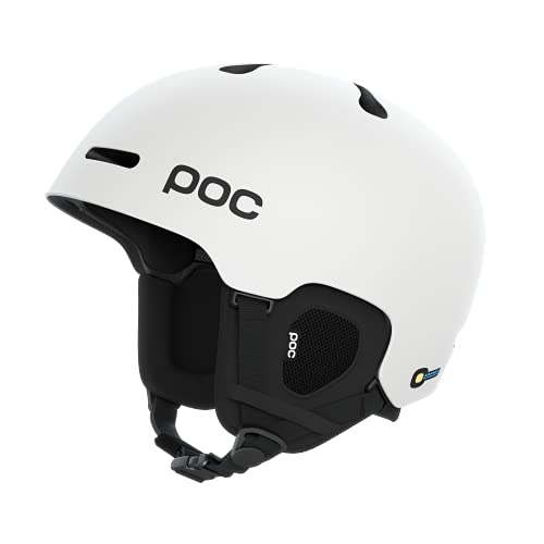POC Fornix MIPS - Leichter Ski- und Snowboardhelm für einen optimalen Schutz auf der Piste, bei Skitouren und Freeriden, Hydrogen White Matt von POC