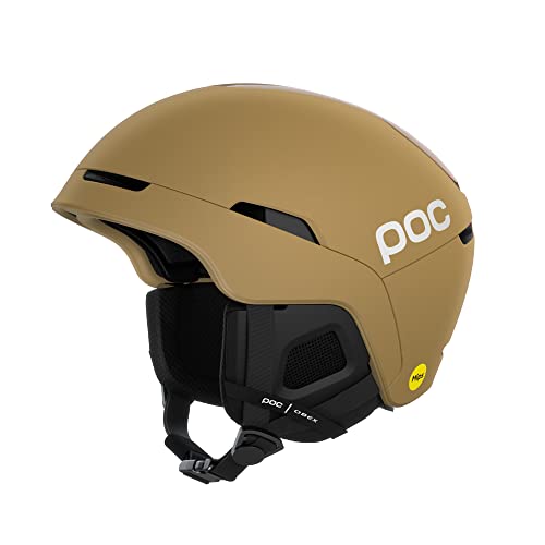 POC Obex MIPS - Leichter Ski- und Snowboardhelm für einen optimalen Schutz auf und abseits der Piste, Aragonite Brown Matt, XL-XXL (59-62cm) von POC