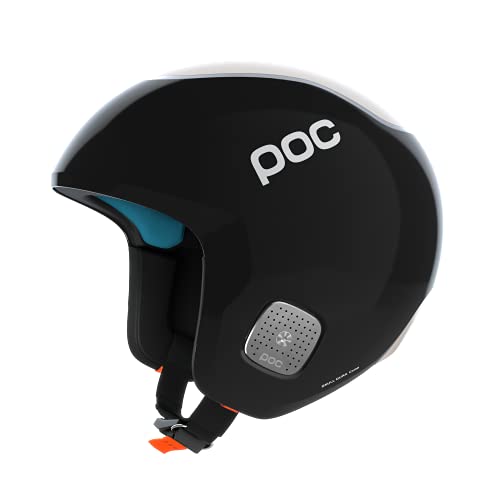 POC Skull Dura Comp SPIN - Sicherer Skihelm für einen optimalen Schutz bei Rennen, FIS zertifiziert, Uranium Black, M-L (55-58cm) von POC
