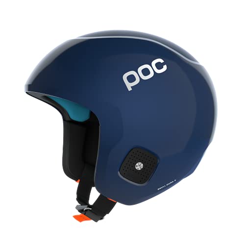 POC Skull Dura X SPIN - Sicherer Skihelm für einen optimalen Schutz bei Rennen, FIS zertifiziert, Lead Blue, XS-S (51-54cm) von POC