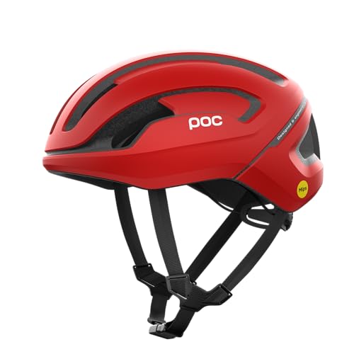 POC Omne Air MIPS Fahrradhelm - Erlebe funktionalen Schutz, der maximalen Komfort bietet und dich dazu inspiriert, Grenzen zu überwinden, Prismane Red Matt von POC