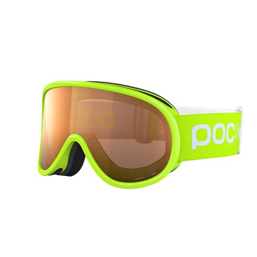 POC POCito Retina - Skibrille für Kinder für eine optimale Sicht, Fluorescent Yellow/Green von POC