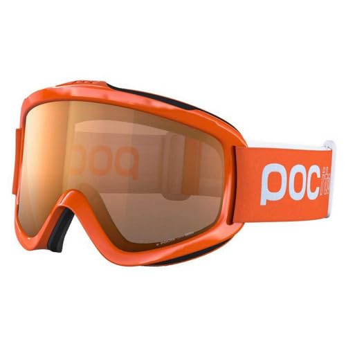 POC Unisex-Youth Iris Skibrille, Fluorescent Orange/Clarity POCito, One Size POC Unisex-Youth Iris Skibrille, Fluorescent Orange/Clarity POCito, One Size von POC