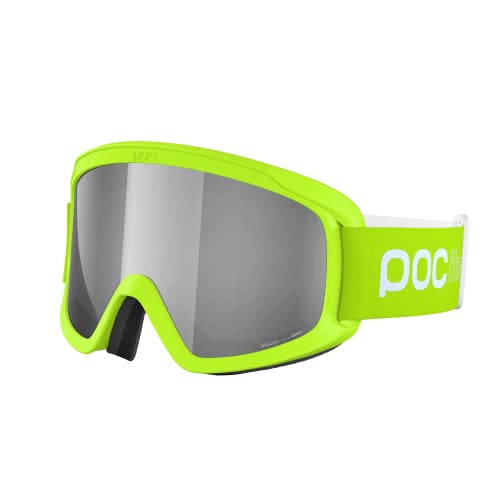 POC Unisex-Youth Opsin Skibrille, Fluorescent Yellow/Green/Clarity POCito, One Size von POC