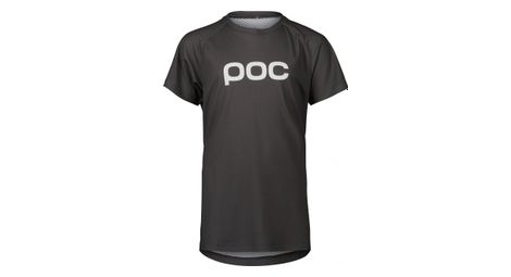 kinder poc essential mtb kurzarmtrikot dunkelgrau von POC