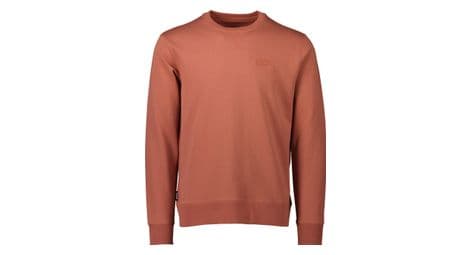 langarm sweatshirt poc crew himalayan salt braun von POC