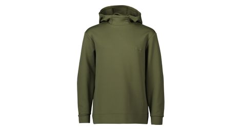 poc essential mtb epidote kinder hoodie grun von POC