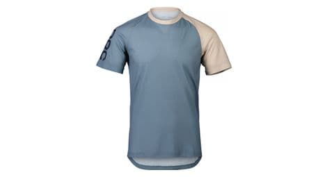 poc mtb pure kurzarmtrikot blau   beige von POC