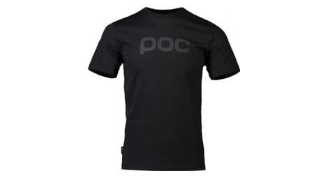 t shirt mit poc logo schwarz uran von POC