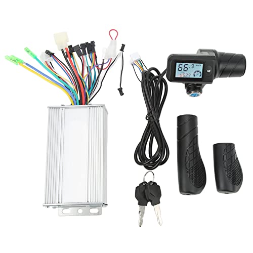 POENVFPO 36V 48V 500W Elektrofahrrad-Controller-Kit, Bürstenloser KT-Controller mit KT LCD8H-Display für Elektrofahrrad von POENVFPO