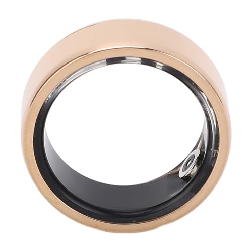 POENVFPO Smart Ring, Fitness Schlaf Gesundheitsmonitor Wasserdichter Ring Gold Smart Ring für Männer Frauen (#12) von POENVFPO