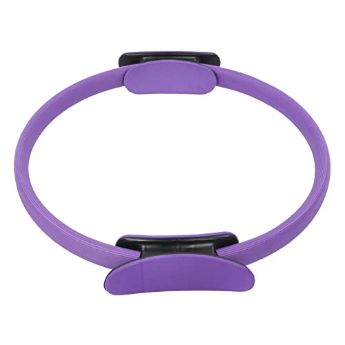 POENVFPO Yoga-Ring, Yoga-Pilates-Ring, Fitness-Kreis mit Zwei Griffen für das Training der Muskeln und der Hüftkurve (Purple) von POENVFPO