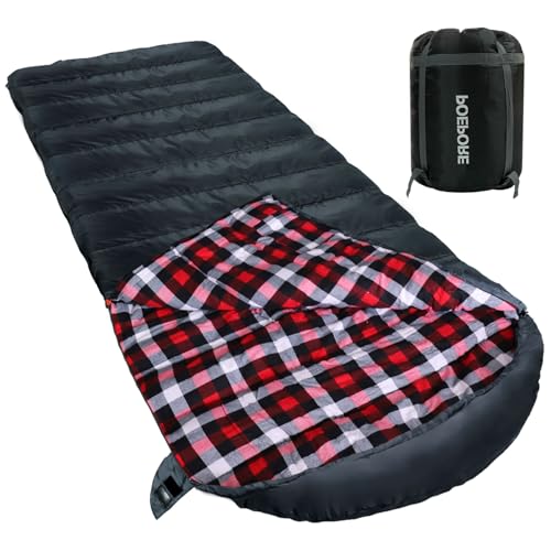 Poepore Schlafsack Outdoor Winter für Erwachsene Extra Breit 4 Jahreszeiten XXL Schlafsäcke Warmer Baumwolle Flanell Deckenschlafsack beim Camping Wandern Abenteuern 230 * 100CM Grau Poepore Schlafsack Outdoor Winter für Erwachsene Extra Breit 4 Jahreszeiten XXL Schlafsäcke Warmer Baumwolle Flanell Deckenschlafsack beim Camping Wandern Abenteuern 230 * 100CM Grau von POEPORE