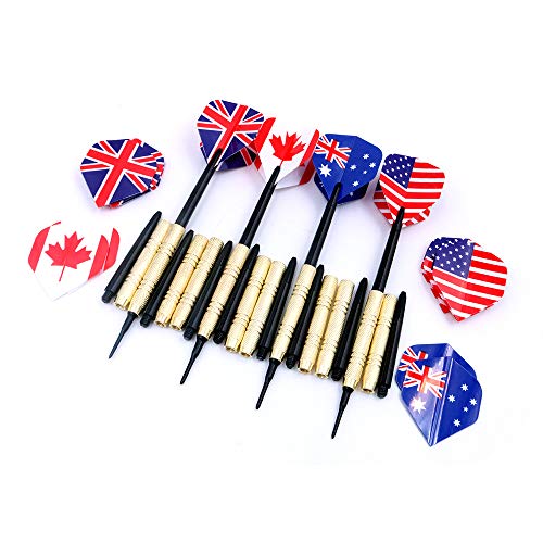 POFET Dartpfeile für Dartscheibe Elektronisch 12Stk Darts Pfeile Dartpfeile Plastik Soft Dart Dart Schaft mit Dart Flights Dartspitzen und 100 weichen Spitzen POFET Dartpfeile für Dartscheibe Elektronisch 12Stk Darts Pfeile Dartpfeile Plastik Soft Dart Dart Schaft mit Dart Flights Dartspitzen und 100 weichen Spitzen von POFET