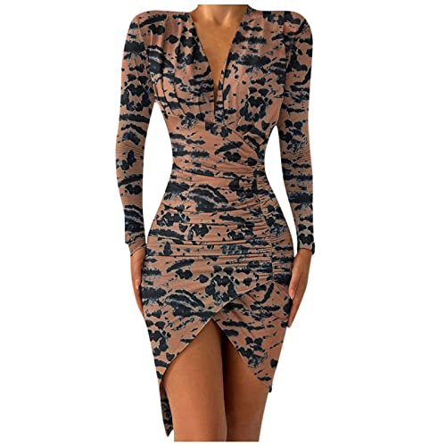 POIUIYQA Damen Festlich Kleid Langarm Elegant Abendkleid kurz Samtkleid Bodycon Partykleid Sexy Hoch Taille Cocktailkleid POIUIYQA Damen Festlich Kleid Langarm Elegant Abendkleid kurz Samtkleid Bodycon Partykleid Sexy Hoch Taille Cocktailkleid von POIUIYQA