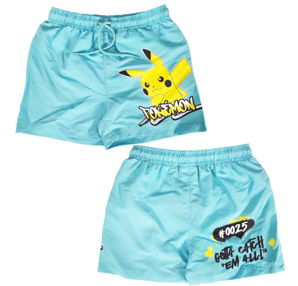 POKÉMON Badeshorts Pokemon Pikachu Kinder Badehose Badeshorts Shorts Schwimmhose Gr. 116 bis 152 POKÉMON Badeshorts Pokemon Pikachu Kinder Badehose Badeshorts Shorts Schwimmhose Gr. 116 bis 152 von POKÉMON
