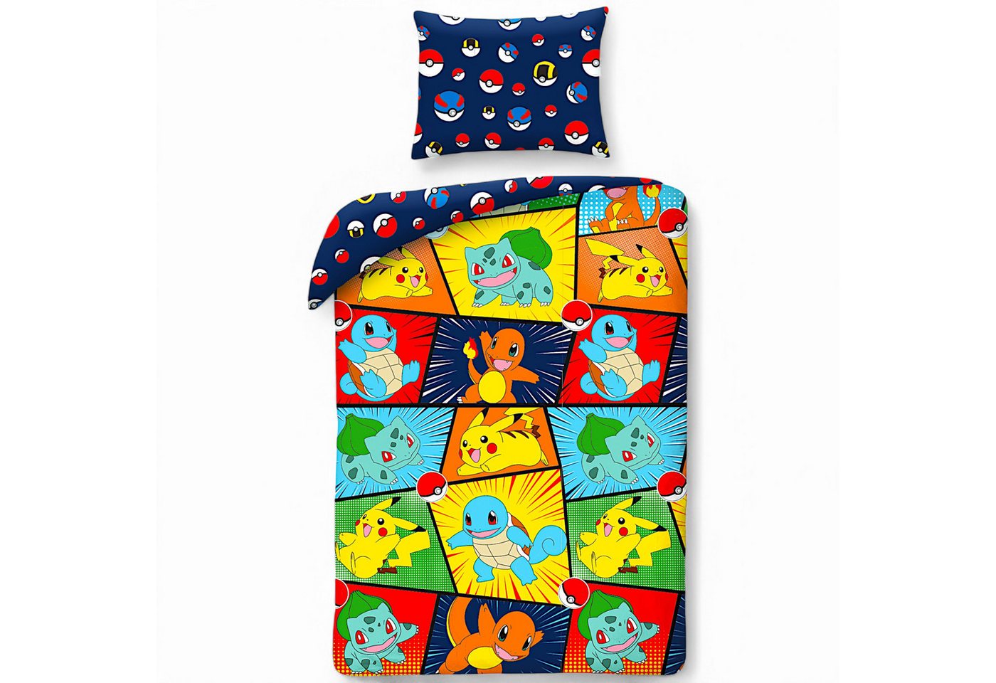 POKÉMON Bettwäsche Pokémon Ball, Baumwolle, 2 teilig, Wendebettwäsche 135-140 x 200 cm POKÉMON Bettwäsche Pokémon Ball, Baumwolle, 2 teilig, Wendebettwäsche 135-140 x 200 cm von POKÉMON