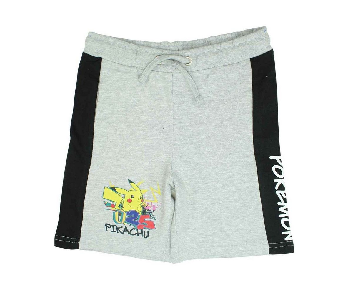 POKÉMON Shorts Pikachu kurze Hose Jungen - Sommer Sweathose 140 - 176 cm von POKÉMON