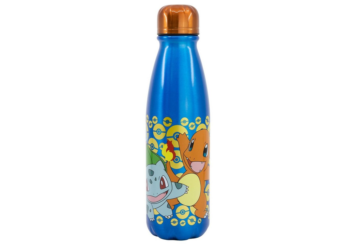 POKÉMON Trinkflasche Pokemon Pikachu and Friends ALU Wasserflasche Flasche 600 ml von POKÉMON