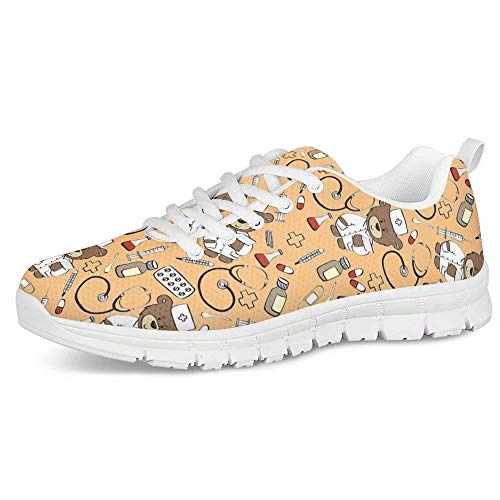 POLERO Nurse Shoes Pflegeschuhe Damen Sneakers Schuhe Krankenschwester leichte Laufen Walking Mesh Flats Tennis Schuhe Laufschuhe für Frauen Sport Wohnungen gr Größe 40 POLERO Nurse Shoes Pflegeschuhe Damen Sneakers Schuhe Krankenschwester leichte Laufen Walking Mesh Flats Tennis Schuhe Laufschuhe für Frauen Sport Wohnungen gr Größe 40 von POLERO