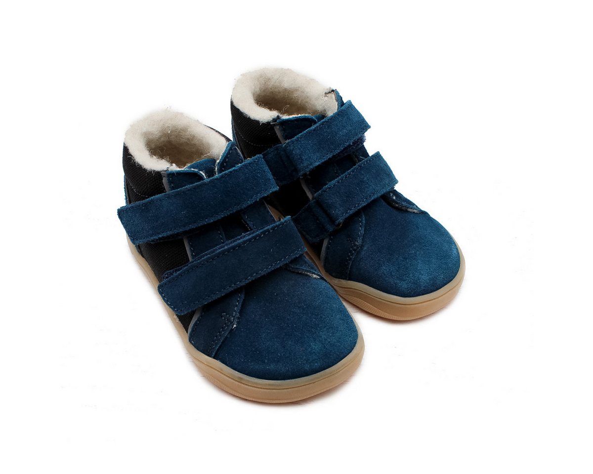 POLOLO Kinderschuh Mario mit Klettverschluss, Barfußschuh mit reflektierenden Elementen, gefüttert mit Bio-Wolle POLOLO Kinderschuh Mario mit Klettverschluss, Barfußschuh mit reflektierenden Elementen, gefüttert mit Bio-Wolle von POLOLO
