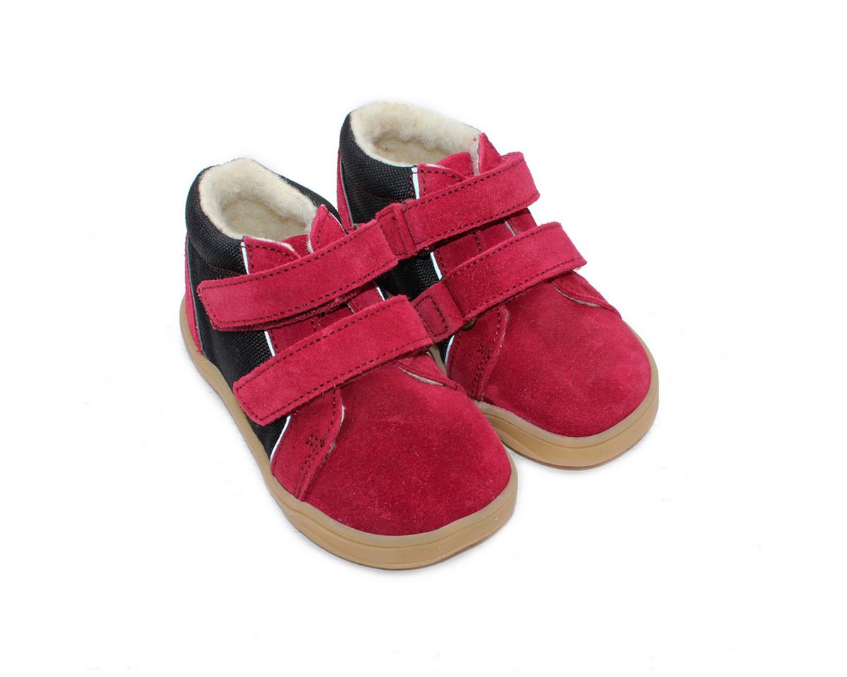 POLOLO Kinderschuh Mario mit Klettverschluss, Barfußschuh mit reflektierenden Elementen, gefüttert mit Bio-Wolle POLOLO Kinderschuh Mario mit Klettverschluss, Barfußschuh mit reflektierenden Elementen, gefüttert mit Bio-Wolle von POLOLO