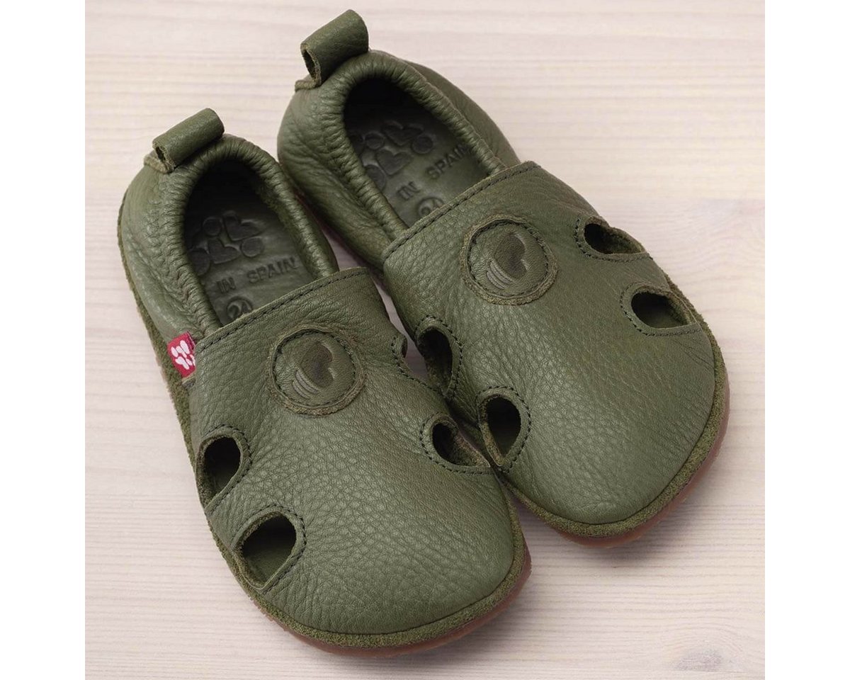 POLOLO Kinderschuhe, Unisex Outdoor Sommerschuh, Barfußschuh pflanlich gegerbtes Leder von POLOLO