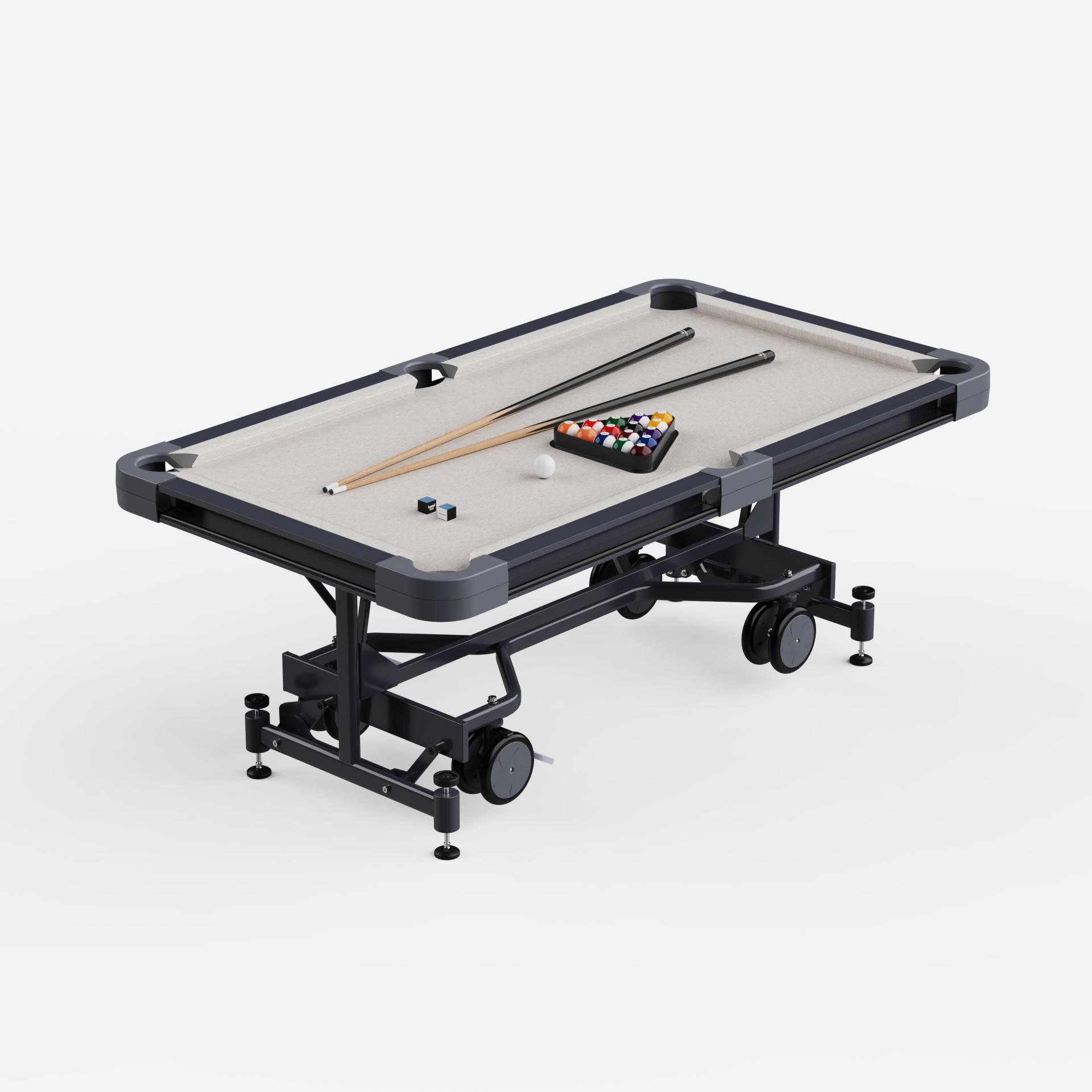 Outdoor-Billardtisch klappbar mobil BT 700 US OUTDOOR graues Tuch Outdoor-Billardtisch klappbar mobil BT 700 US OUTDOOR graues Tuch von PONGORI