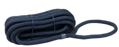 PONTTOR Festmacherleine 10-20mm mit Augen Polyester Tauwerk Seil Festmacher Leine Boot Yacht Marineblau Größe 10 mm x 6 m PONTTOR Festmacherleine 10-20mm mit Augen Polyester Tauwerk Seil Festmacher Leine Boot Yacht Marineblau Größe 10 mm x 6 m von PONTTOR