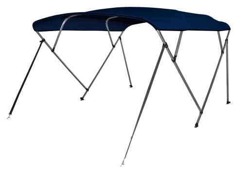 PONTTOR Bimini Top Deluxe Sonnenschutz mit 4 Armen, Aluminium, L243xH137cm, Verschiedene Breiten, blau, Bootsverdeck Sonnenverdeck Bootsabdeckung Biminitopgröße BxLxH: 200-213x243x137 cm PONTTOR Bimini Top Deluxe Sonnenschutz mit 4 Armen, Aluminium, L243xH137cm, Verschiedene Breiten, blau, Bootsverdeck Sonnenverdeck Bootsabdeckung Biminitopgröße BxLxH: 200-213x243x137 cm von PONTTOR