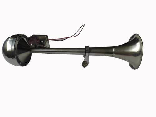 PONTTOR Elektrische Signalhorn Bootshorn Nebelhorn Bootshupe 12V Edelstahl PONTTOR Elektrische Signalhorn Bootshorn Nebelhorn Bootshupe 12V Edelstahl von PONTTOR