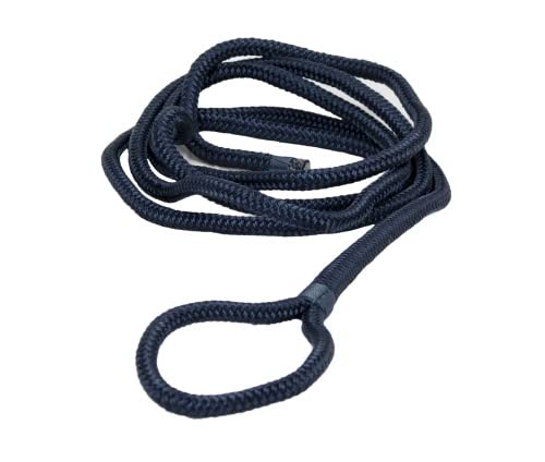 PONTTOR Fenderleine mit Augen, 2 Stück, doppelt geflochtene Polyester, Marineblau, Fender Leine Tauwerk Seil Boot Yacht Größe 10 mm x 2 m PONTTOR Fenderleine mit Augen, 2 Stück, doppelt geflochtene Polyester, Marineblau, Fender Leine Tauwerk Seil Boot Yacht Größe 10 mm x 2 m von PONTTOR