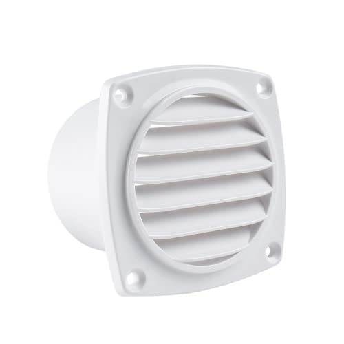 PONTTOR Seaflo Lüftungsgitter mit Schaft, 94x94mm, weiß, Abluft, Gitter, Boot, Yacht, Caravan, Wohnmobil, Wohnwagen PONTTOR Seaflo Lüftungsgitter mit Schaft, 94x94mm, weiß, Abluft, Gitter, Boot, Yacht, Caravan, Wohnmobil, Wohnwagen von PONTTOR