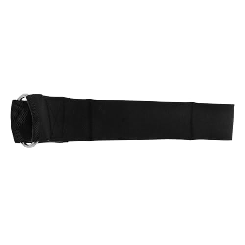 Belastbare Fitnessgeräte Hantelständer Clip Gewichtsgürtel Kette elastisch fitnesszubehör gewichtheben Langhantelgurt-Seilgriffe Zubehör für Hantelscheibengürtel Polyester Black POPETPOP von POPETPOP