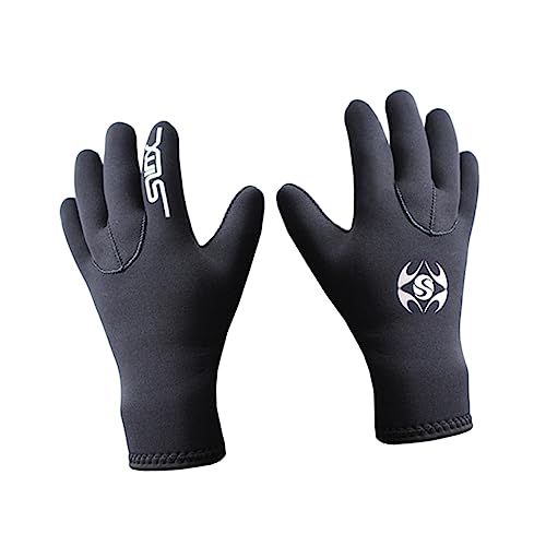 POPETPOP 1 Paar rutschfeste Handschuhe zum Schwimmen neopren Handschuhe neoprenhandschuhe taucheranzug Tauchzubehör Bootszubehör Tank Schnorchelhandschuhe Tauchhandschuhe zum Angeln Black von POPETPOP