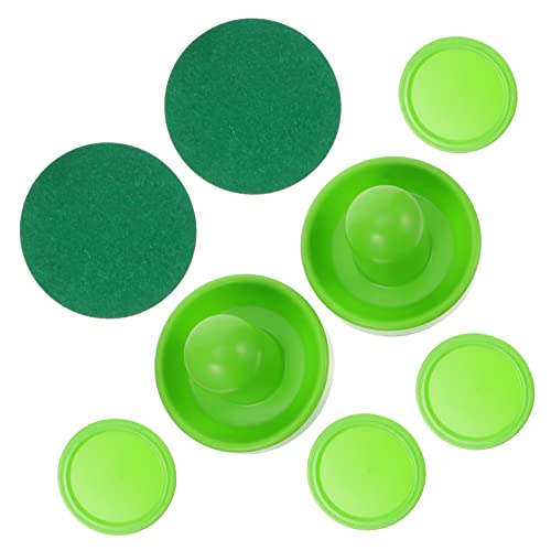 POPETPOP 1 Satz Eishockey Zubehör Hockeytasche Hockey-Teile Tor behandelt Paddel Rollhockeyspiel Hockeyband String Hockey Eishockey puk abs Hockey Teile ABS-Airhockey-Puck Plastik Green von POPETPOP