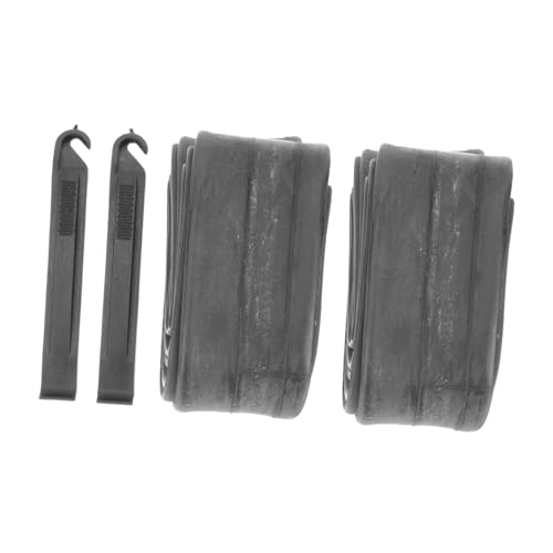 POPETPOP 1 Satz Fahrradschlauch Repair Kit Mountainbike Fahrradreifenreparatur Fahradwerkzeug Bike Tool Reifenheber Reifenstopfen-Set Fahrrad Brecheisen Schlauch Für Fahrrad Abs Black 2st von POPETPOP