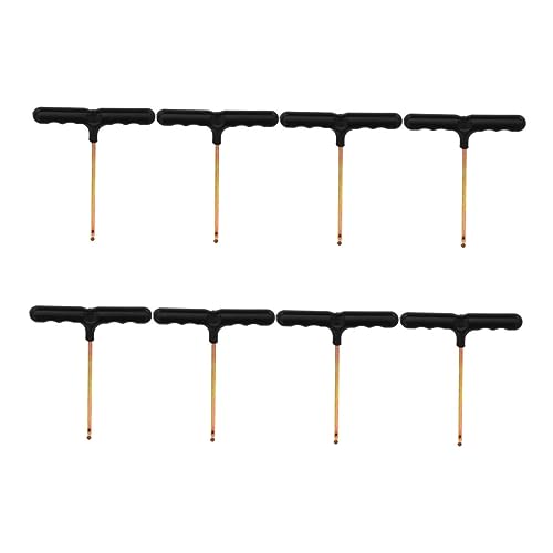 POPETPOP 1 Satz Karabinerhaken Schraubendreher Ratsche Reparaturset Für Trampolinflicken Spring Tool Werkzeug Für Sprungfedern Trampolinhaken Trampolin Abzieher Stange Eisen Black 8st von POPETPOP