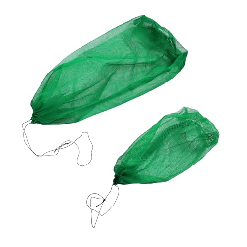 POPETPOP 1 Satz Tragbare Fischernetztasche Fischtransportbeutel Fischtransport Sack Fischfang Zubehör Hummerbeutel Tasche Für Angelköder Transporttasche Für Fische Gießnetz Nylon Green 2st von POPETPOP